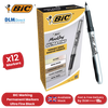 BIC Marking Permanent Markers Ultra Fine Tip Black - Pack of 12 - 1 to 5 Packs
