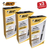 BIC Marking Permanent Markers Ultra Fine Tip Black - Pack of 12 - 1 to 5 Packs