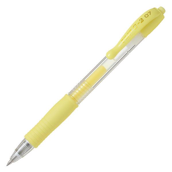 Pilot G-207 Retractable Gel Rollerball Medium Pastel Yellow - Pack of 3