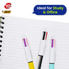 Pukka A5 Project Book With Dividers 1x Pad On Your Colour Choice & Bic 4 Colour Ballpoint Pens 2x
