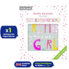 Birthday Girl Recyclable Paper Banner - 2.6m
