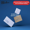Blake Purely Everyday 89 x 152 mm 70 gsm Wallet Gummed Window Envelopes - 1000
