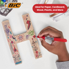 Bic Permanent Markers Fine Colour Intense Assorted Pack 1 to 5