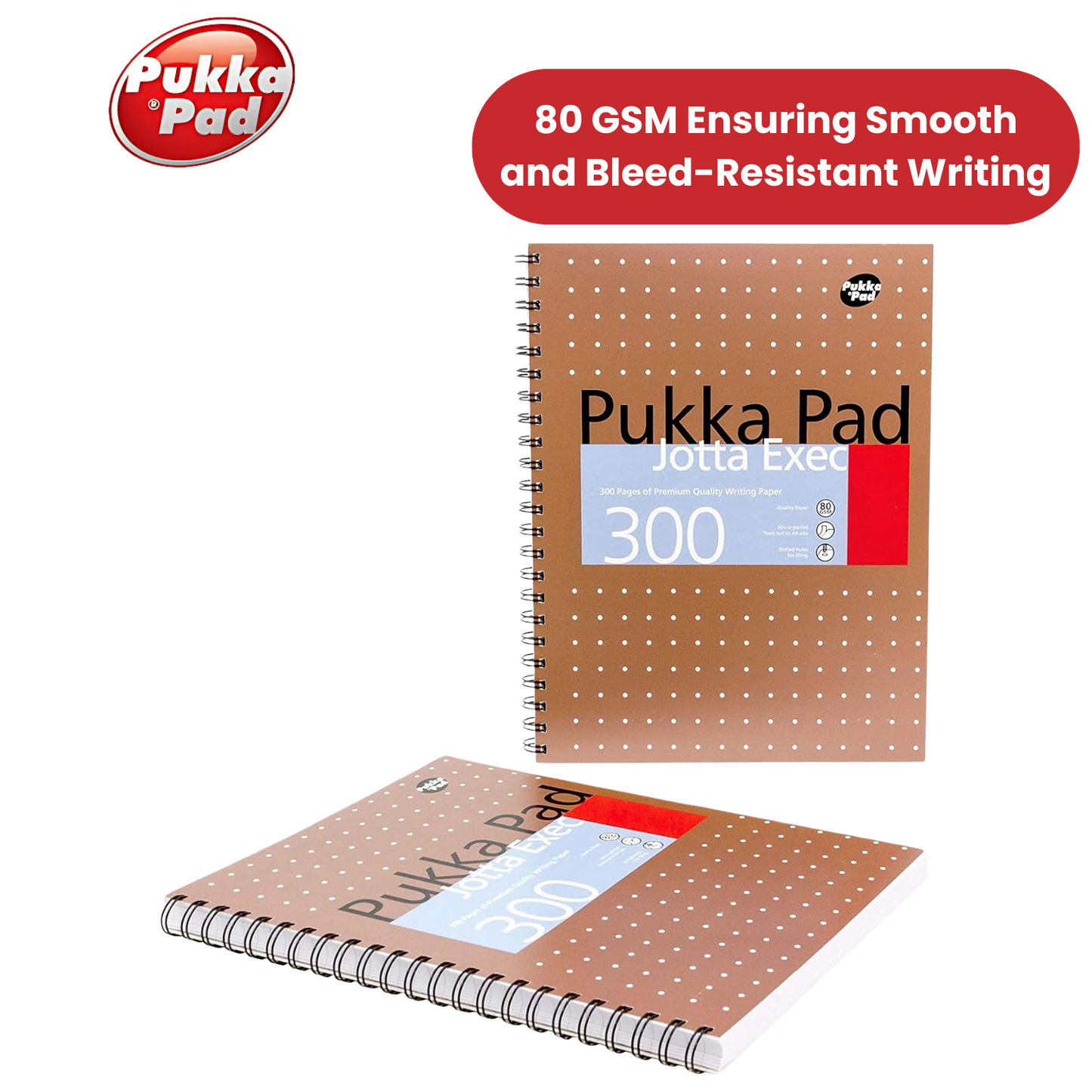 Pukka A4 300 page Metallic jotta - Lined Pack of 1