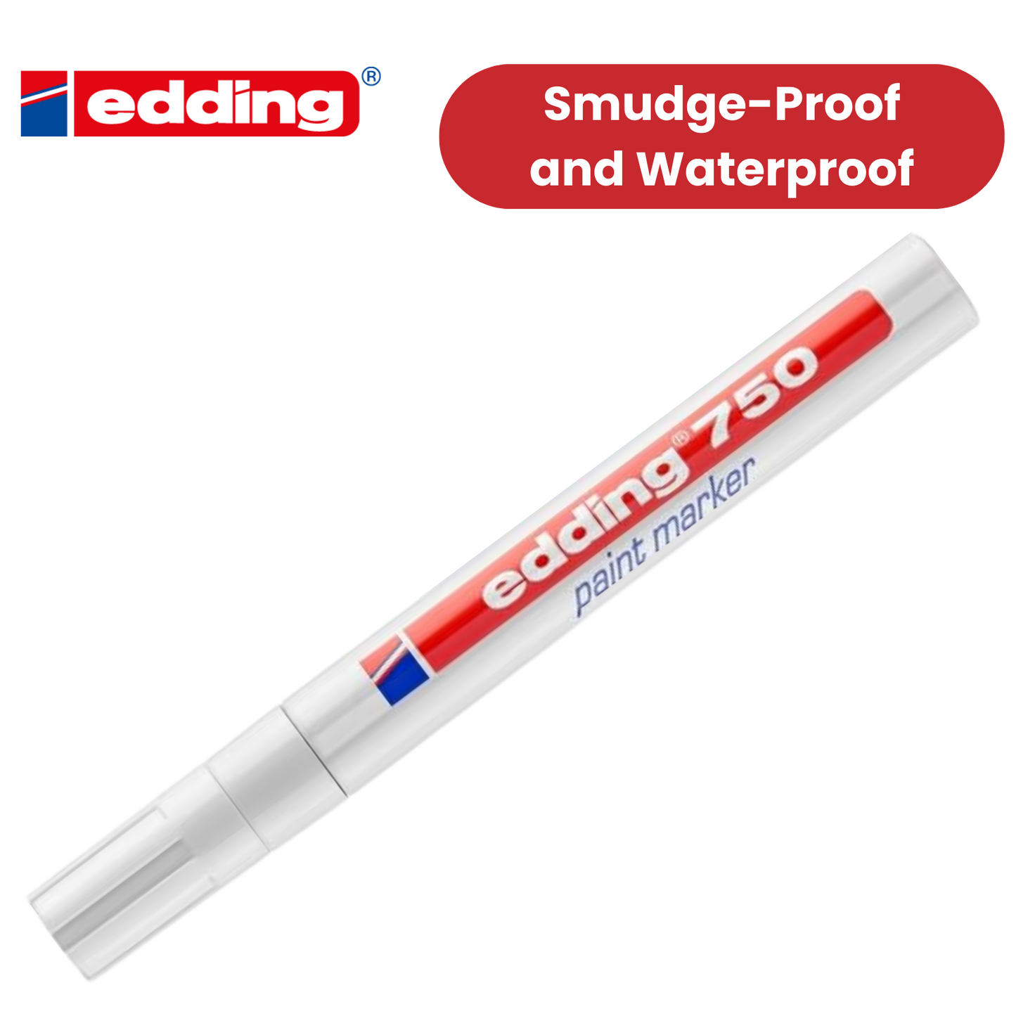 Edding Paintmarker Opaque White Pack of 10 Edding Paintmarker Opaque White Single Pen - 1 to 30 Packs