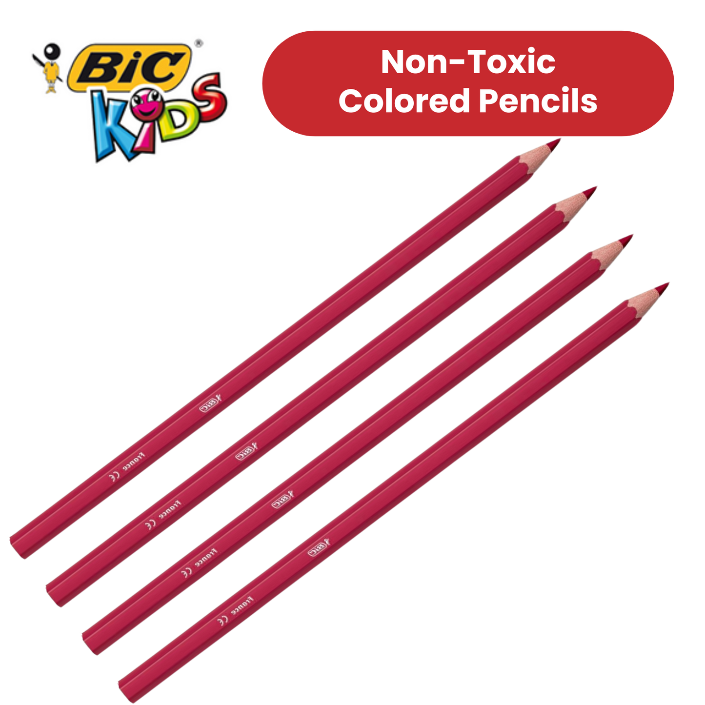 BIC Kids Tropicolors 2 Colouring Pencils Assorted - Pack of 18 - 1 to 5 Packs