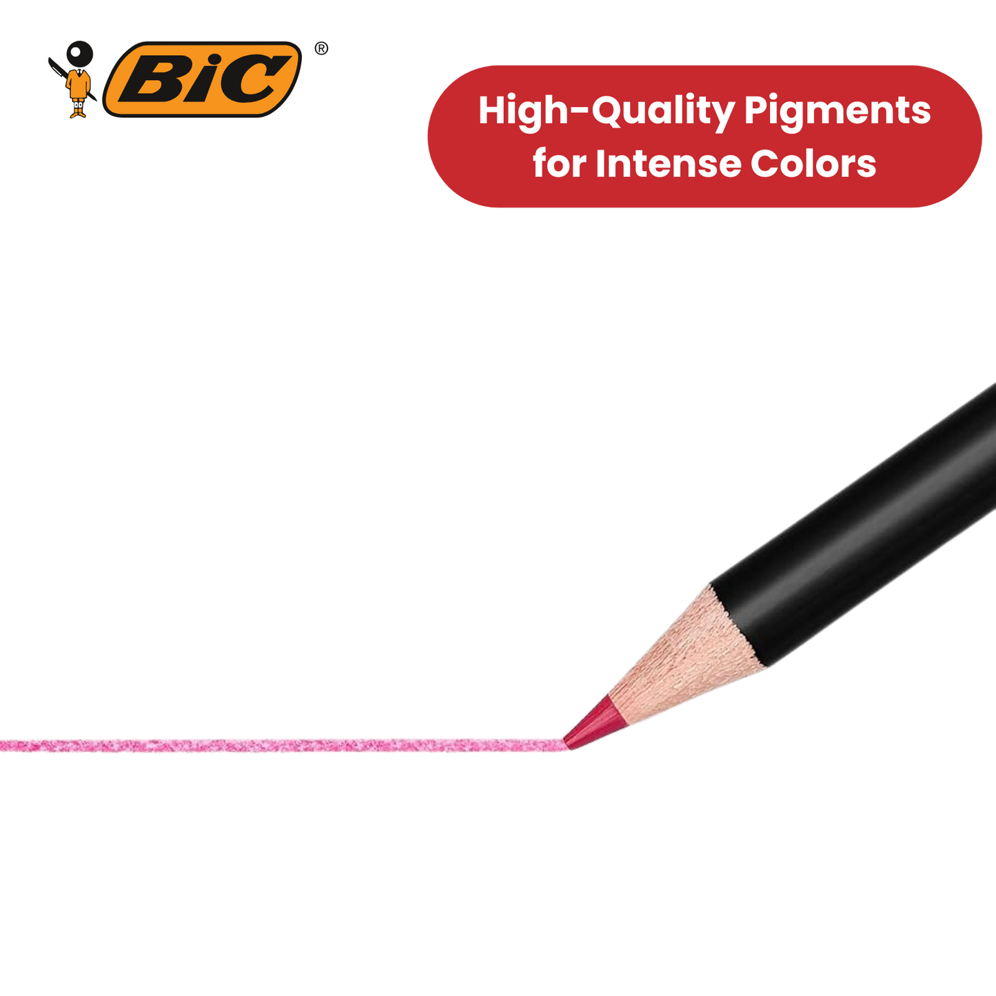 BIC Intensity Colouring Pencils In Premium Cardboard Case Suitable for Adults 24