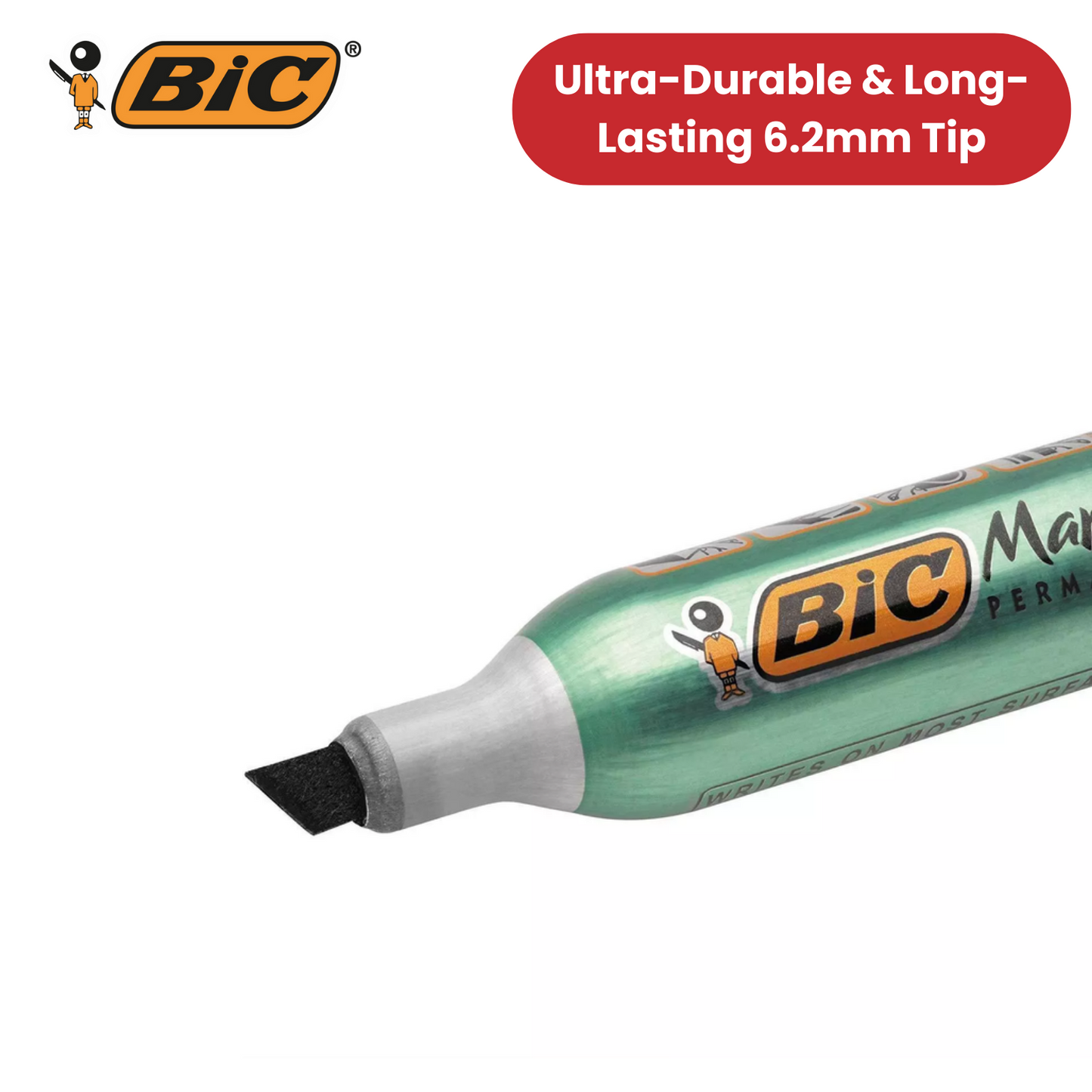 BIC ONYX 1482 Mini Permanent Marker Bullet Tip Assorted Pack of 4 - 1 to 5 Packs