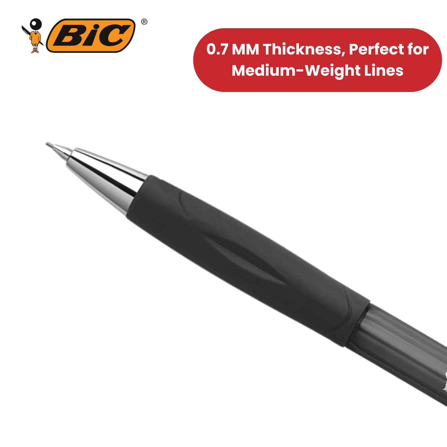 BIC VELOCITY PRO MECHNICAL PENCIL 0.7MM - PACK OF 12 - 1 to 5 Packs