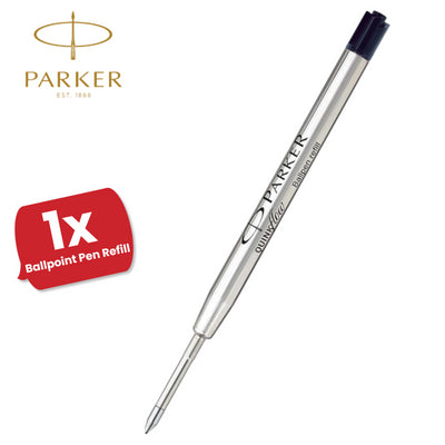 Parker Quinkflow Ball Pen Refill Medium Nib Black, Pack of 1