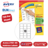 Avery L7161-40 Address Labels,720 Per Sheet, 63.5 x 46.6 mm, Permanent - 1 to 5