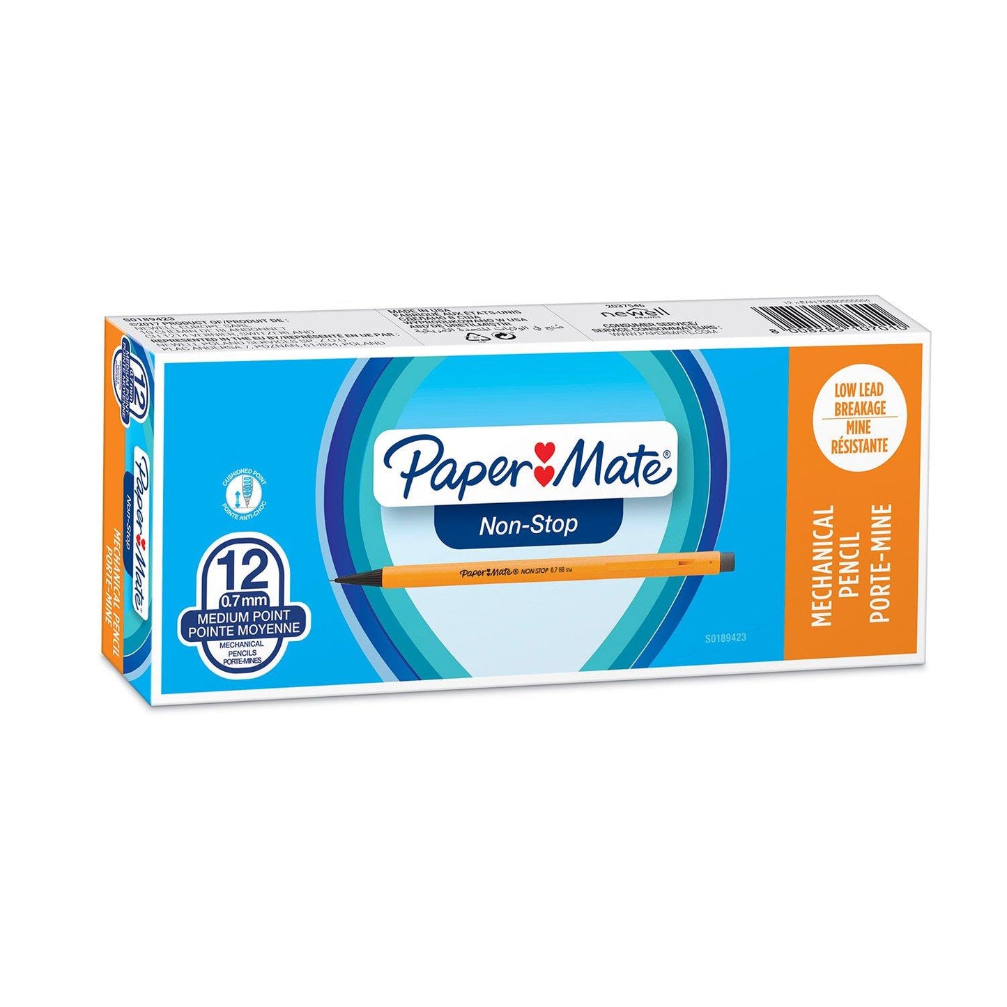 PAPERMATE NON-STOP MECHANICAL HB PENCILS - BOX OF 12