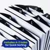 Rotary Business Card Organiser with 500 Index Cards and A-Z Tabs