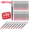 rOtring Rollerball Pen Fine Point 0.7mm - Red Ink, Smooth & Precise Writing