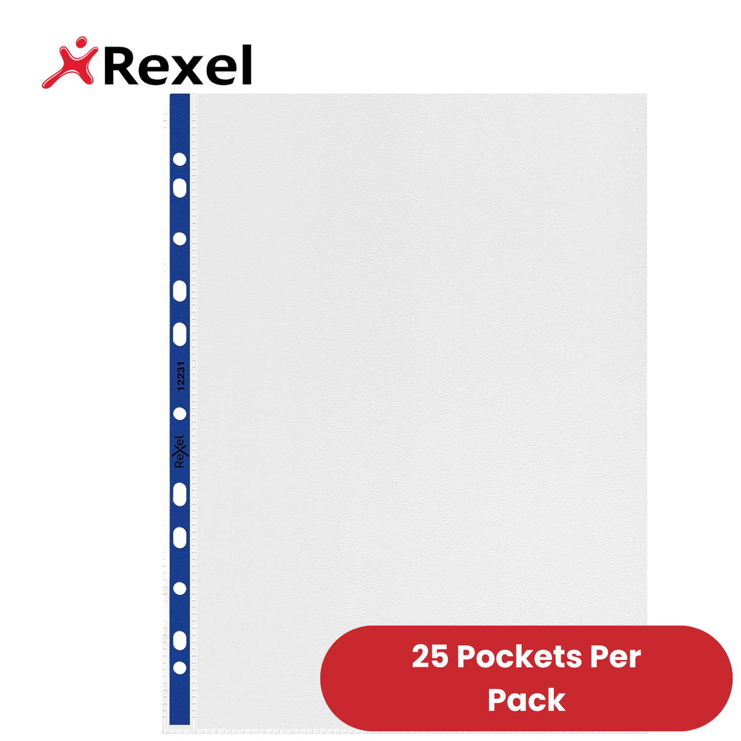 Rexel Nyrex (A4) Reinforced Top Opening Pockets Pack of 25