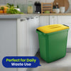 DURABIN 60L Green Bin Set & Yellow Lid and 25x 110L Recycled Bin Bags