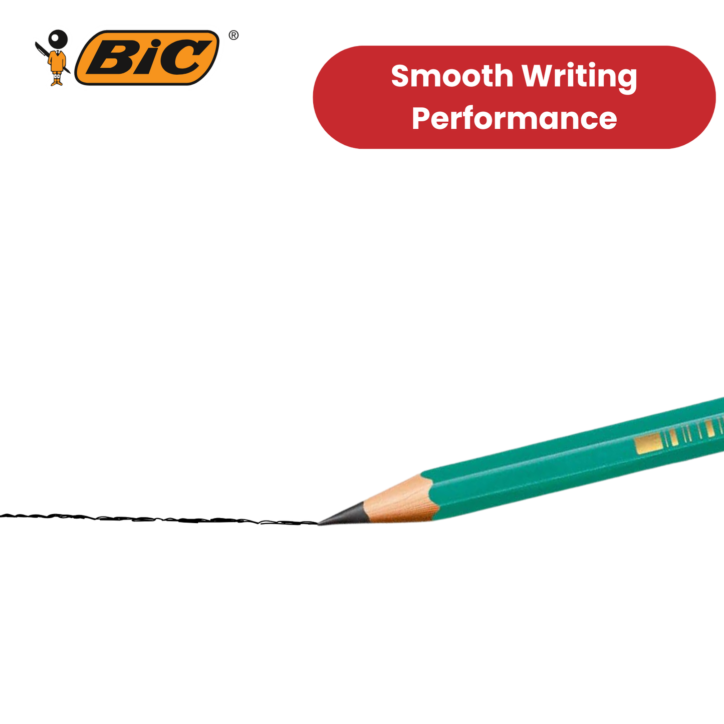 BIC Evolution Original HB Graphite Pencils - 4 Count (Pack of 1) - Pack of 1 to 5