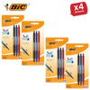 Bic Soft Feel Ballpoint Pens Medium Point (1.0 mm) (Black,Blue,Red), Pack of 3