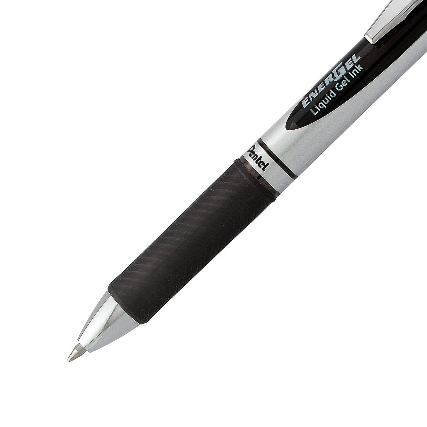 Pentel Energel XM Retractable Gel Pen with 0.7 mm Tip, Black, Pack of 12 (BL77-AO)