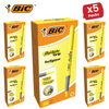 Bic Briteliner Grip Highlighter Pen Yellow - Pack of 12