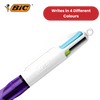 Bic 4-Colours Grip Fashion Ballpoint Pen 1.0mm - Pack of 1