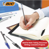 BIC CRISTAL MEDIUM BALL POINT PEN BLACK - BOX OF 50 - 1 to 5 Packs