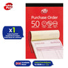 Pukka Pad Purchase Order Book Paper Duplicate NCR Record Book Carbonless Order Pads for Small Business & Office