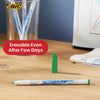 BIC Velleda Whiteboard Marker Plastic Bullet Tip Dry Erase Pen Erasable Green Ink Marker for Office Meeting & Classroom  (Pack of 24)