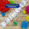 Balloon Garland Kit with Banner and Bunting for Bright Birthday Party Decor