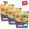 BIC Kids Kid Couleur Baby Colouring Pens Assorted - Pack of 12