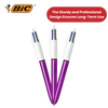 Bic 4 Colour Shine - Purple - Single Pen