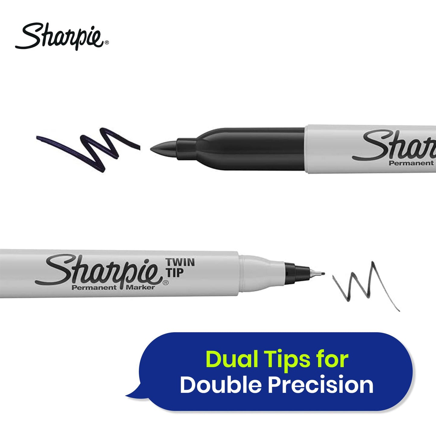 Sharpie Twin Tip - Pack of 8