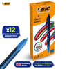 BIC 4-Colour Smooth Pens Pack of 12 Medium Points for Office & Home