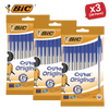 BIC Cristal Original Ballpoint Pens Medium Point (1.0 mm) Blue, Pouch of 8 - 1-5
