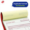 Pukka Pad Purchase Order Book Paper Duplicate NCR Record Book Carbonless Order Pads for Small Business & Office