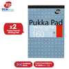 Pukka Pad Writing Pads � 160 Pages Journaling Pad, A5 80 GSM Paper Study NoteBook for Taking Notes