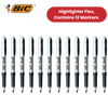 BIC Marking Permanent Markers Ultra Fine Tip Black - Pack of 12 - 1 to 5 Packs