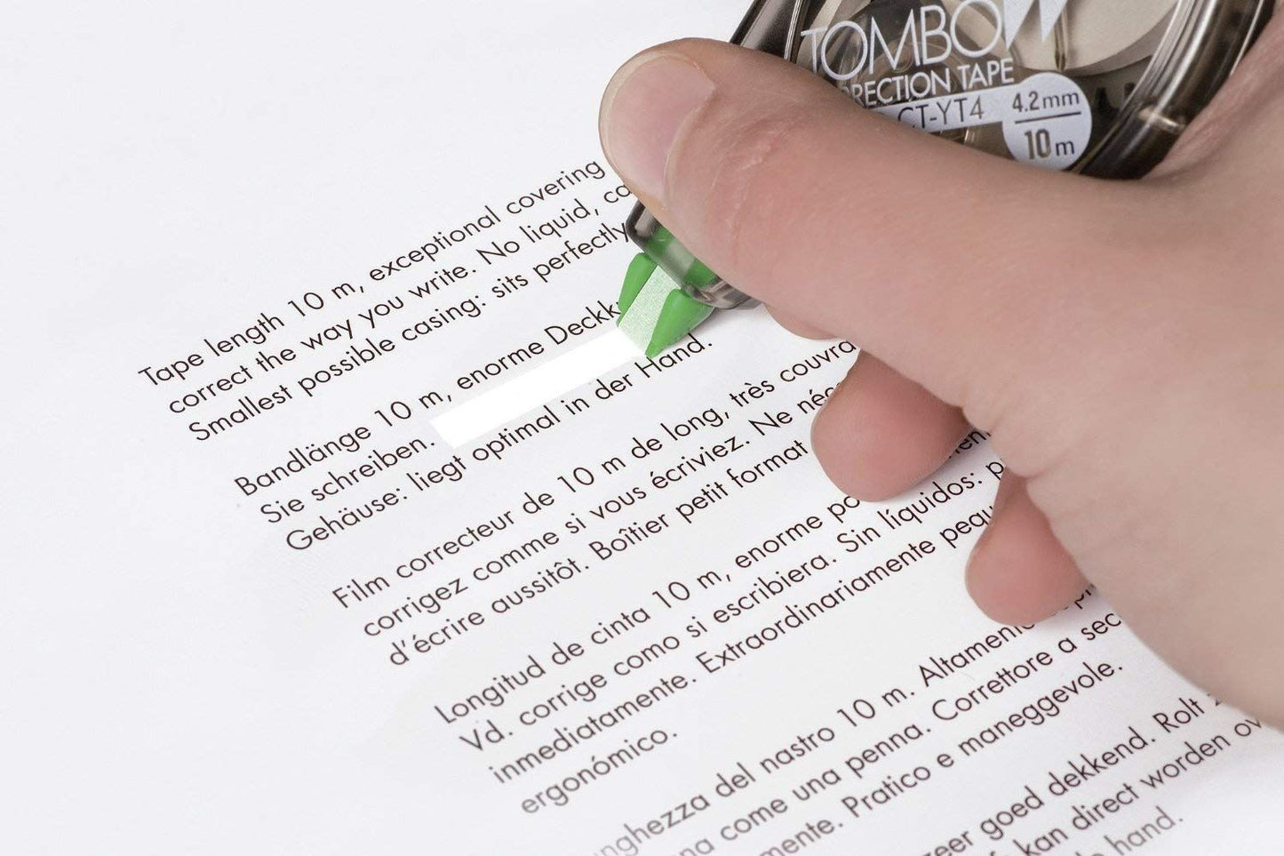 Tombow Correction tape MONO YT  4.2mm x 10m Pack of 4 Loose