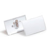 Durable Click Fold Name Badge with Combi Clip 54x90mm Transparent