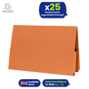 Exacompta Guildhall Double Pocket Legal Wallet, 315gsm Manilla Document Holder, Pack Of 25 (Orange)