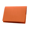 Exacompta Guildhall Orange Full Flap Pocket Wallet - Heavyweight Manilla Document Folder, Pack of 25
