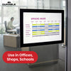 Durable Magnetic Frame - Glass Display Holders, Black A5 Wall Mount Holders for Posters