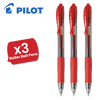 Pilot G207 Retractable Gel Rollerball 0.7mm Tip Smooth Single - Multi Pens Red