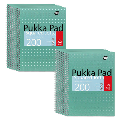 Pukka Pad A4 Metallic Squared - Pack of 12
