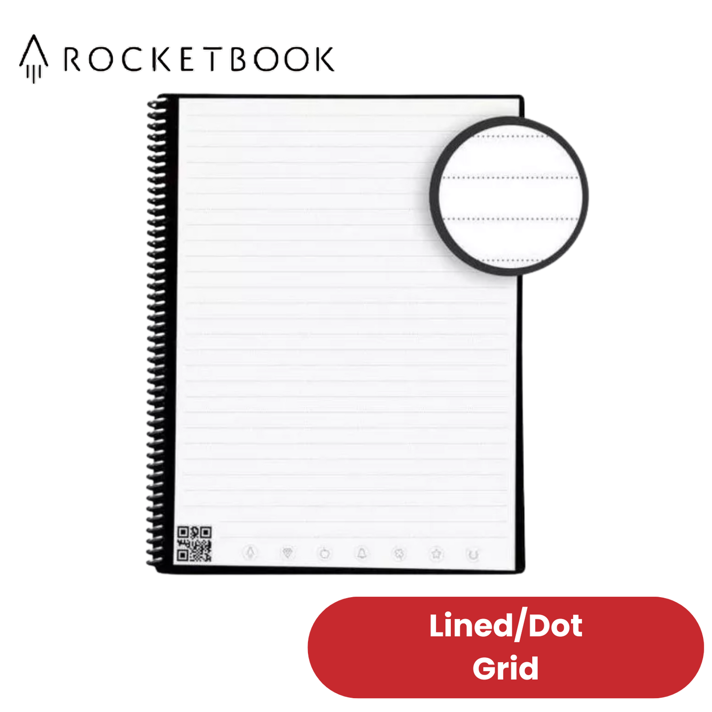 Rocketbook Fusion A4 Letter - Dotted Paper - TEAL