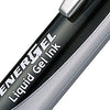 Pentel Energel XM Retractable Gel Pen with 0.7 mm Tip, Black, Pack of 3 (BL77-AO)