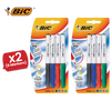 BIC Velleda Whiteboard Markers, Medium Bullet Nib, Dry Wipe Pens, Assorted Colours
