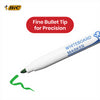 BIC Velleda Whiteboard Marker Plastic Bullet Tip Dry Erase Pen Erasable Green Ink Marker for Office Meeting & Classroom  (Pack of 24)