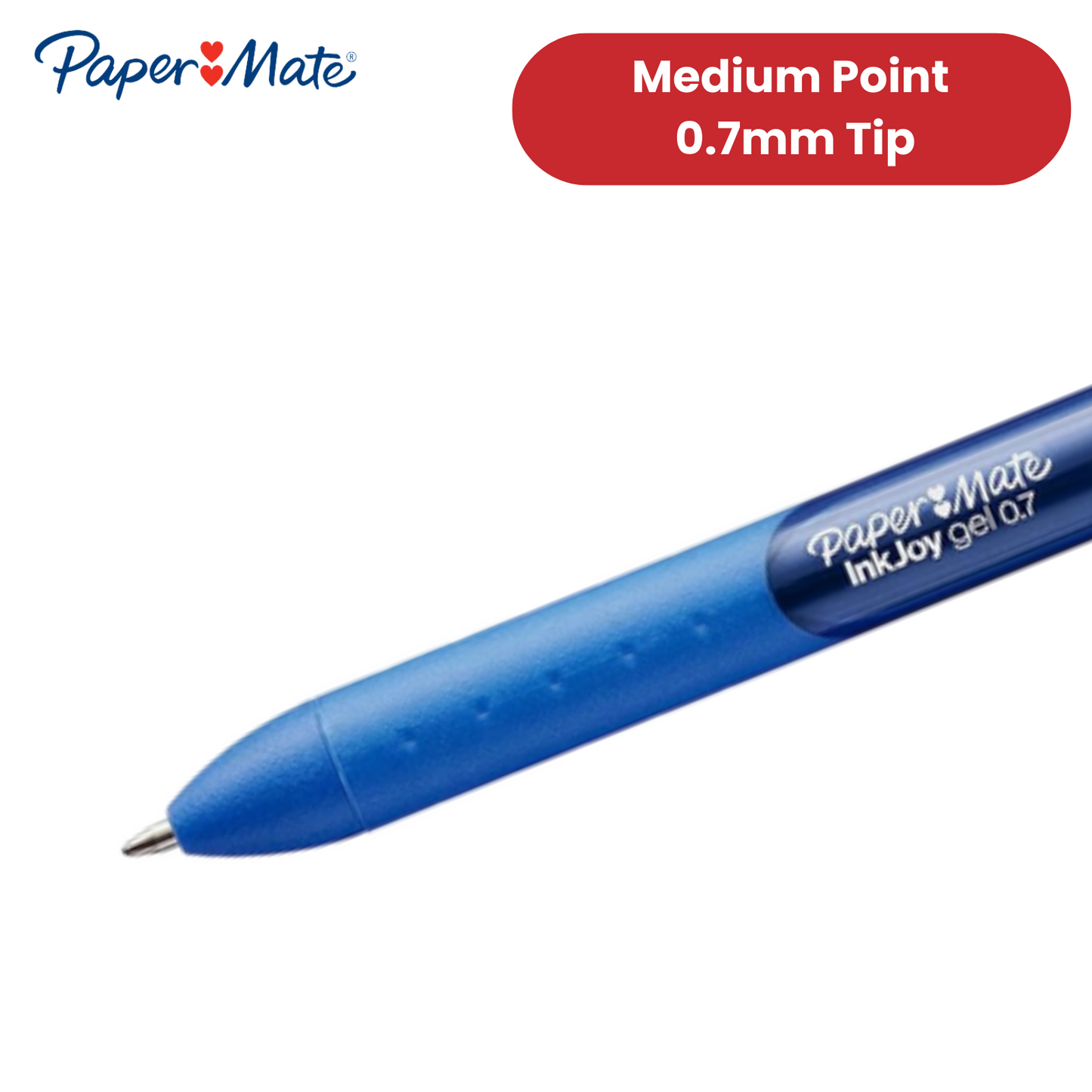 PAPERMATE GEL RETRACTABLE BLUE - 1 to 5 Packs