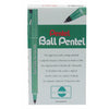 PENTEL BALLPENTEL FINE BLACK R50-A - Pack of 12